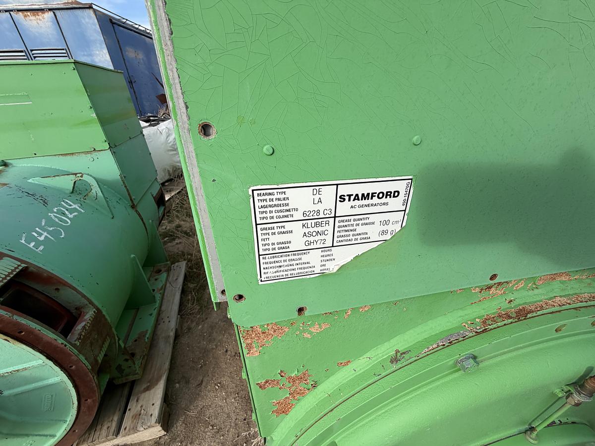 Used 2011 Stamford 1700kw, 346/600V Generator