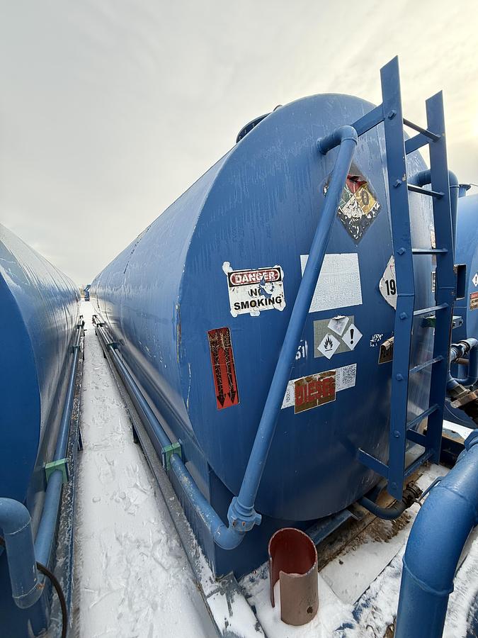 Used 15,000 Gallon Skidded Diesel Fuel Tank 