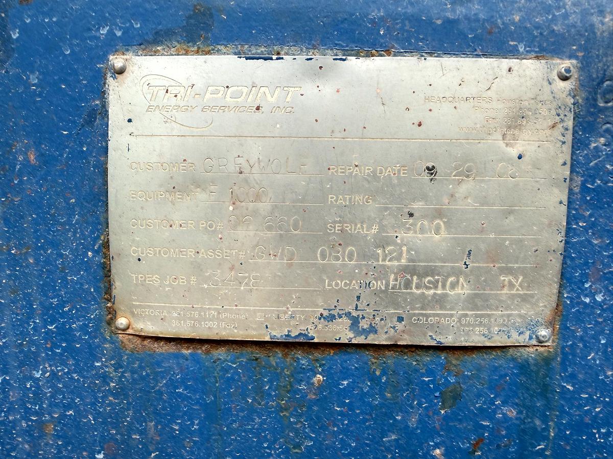 Used Bomco F1000 Mud Pump 