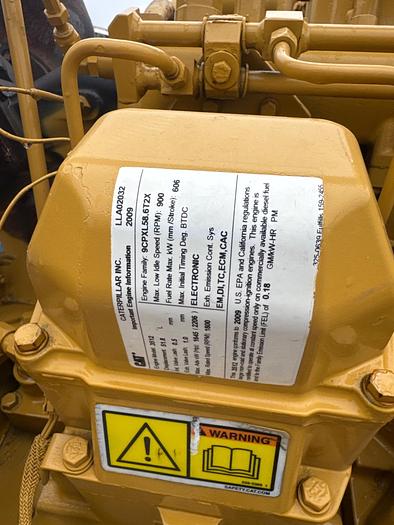Used 2009 CAT 3512-C Engine w/Generator Drive