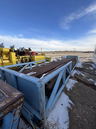 Used Pipe Tub With Drill Pipe