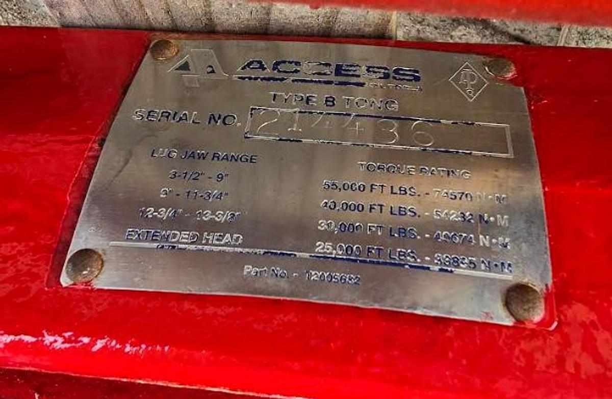 Used Manual Tongs Type B (4&1/4 - 6&3/4)