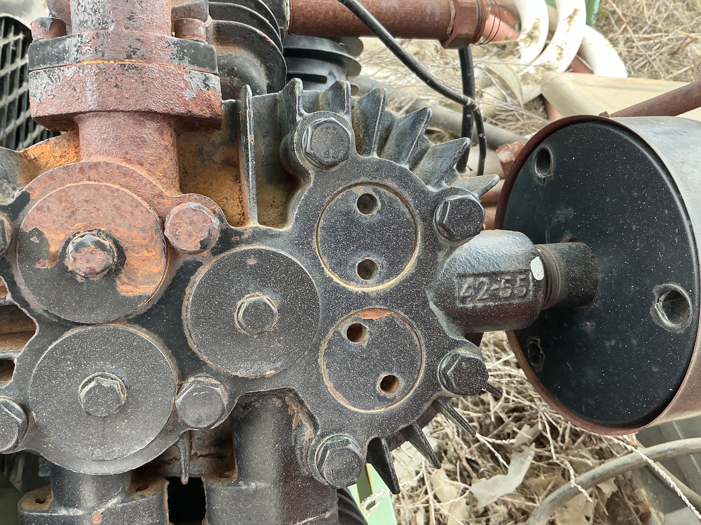 Used Welded Steel Air Compressor w/Shed 