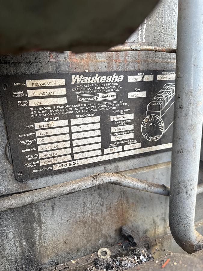Used WAUKESHA F3524 GSI