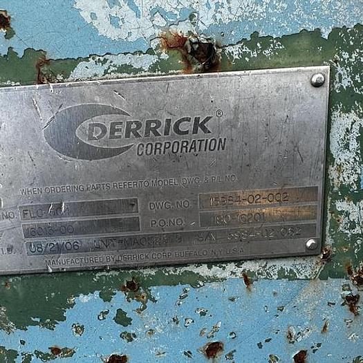 Used DERRICK CORPORATION FL504 SHAKER
