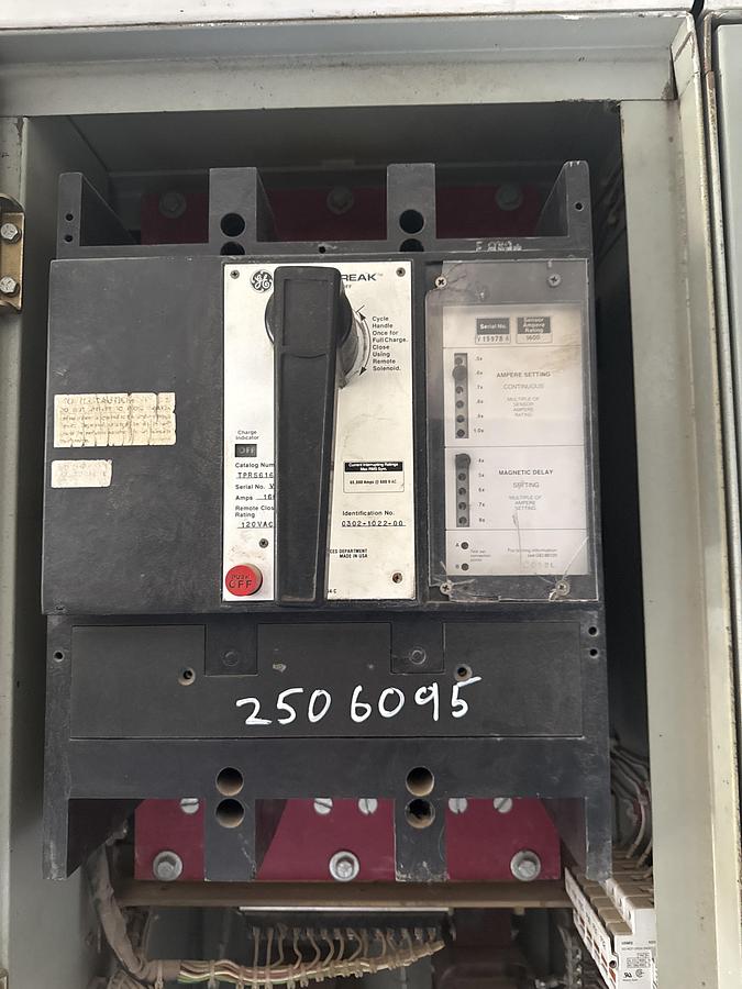 Used General Electric 1600 amp