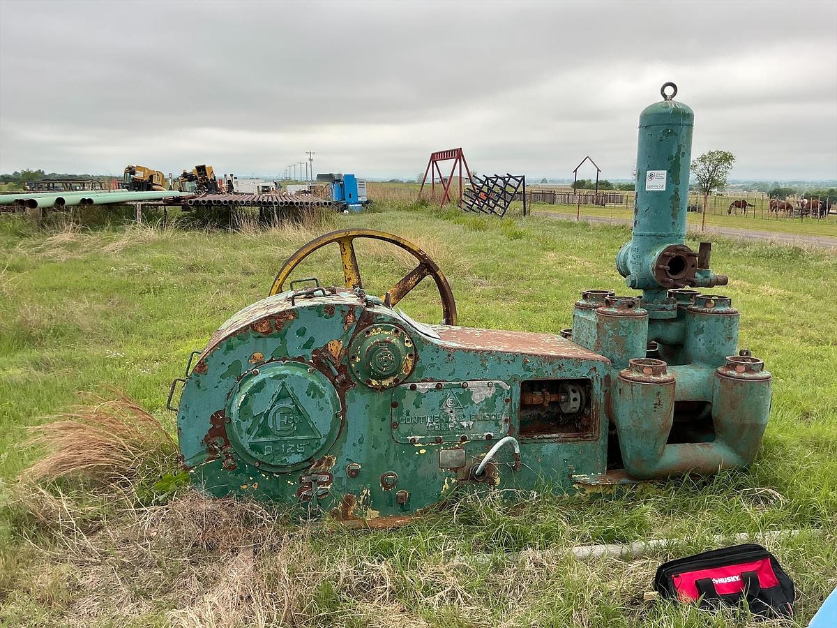 Used Continental Emsco D-125 Power Pump 