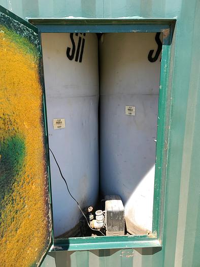 Used Shipping Container  Bathroom with Tanks