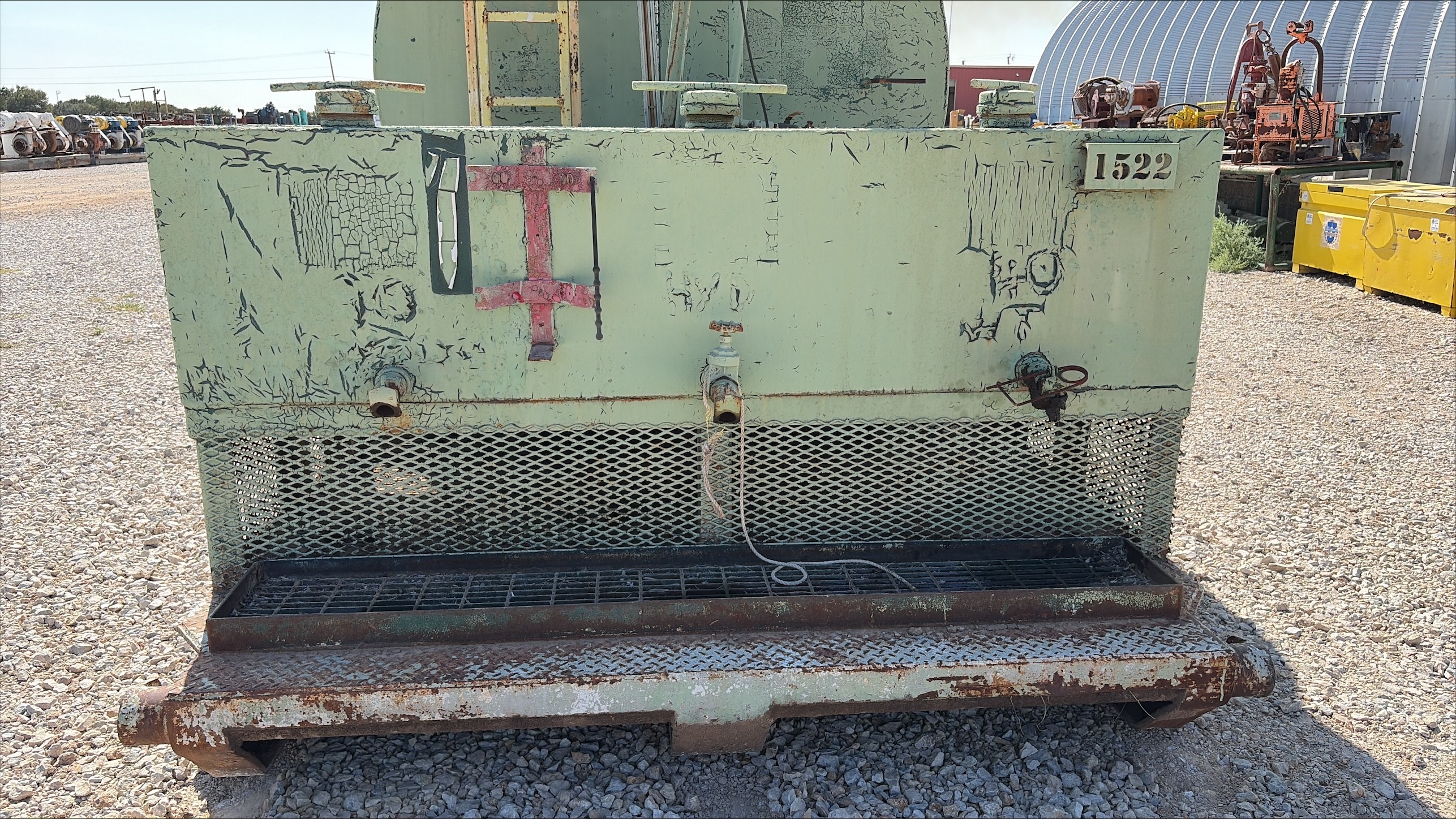 Used Welded Steel 10,000 Gallon Diesel Fuel Tank