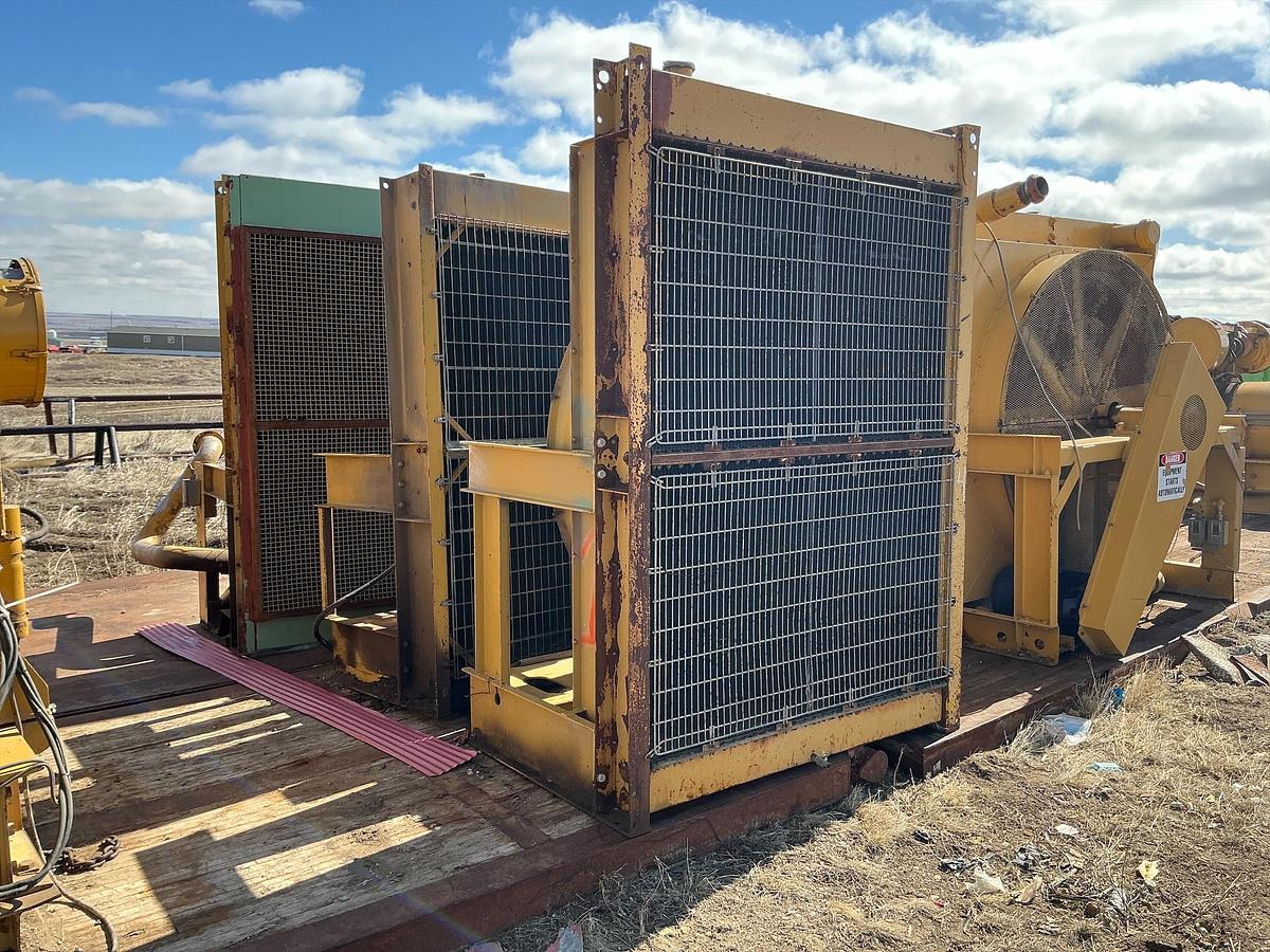 Used Caterpillar 3512 Electric Motor-Powered Radiator/Cooling Unit 