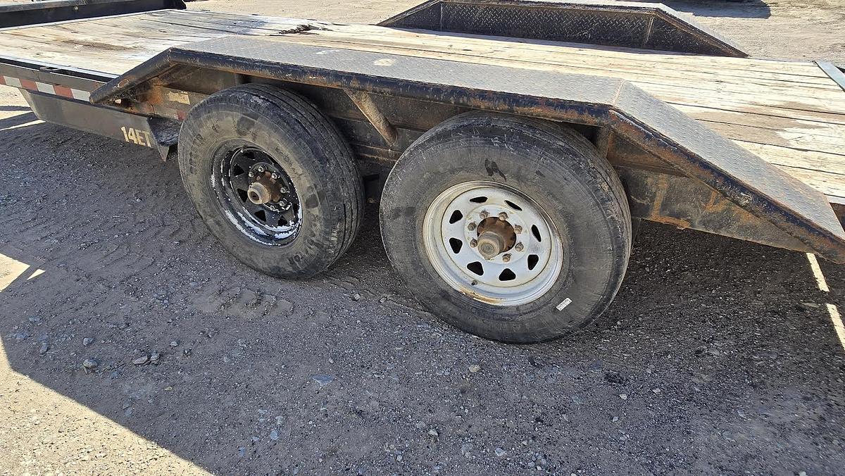 Used 2017 Big Tex Heavy Duty Tandem Axle Equipment Trailer