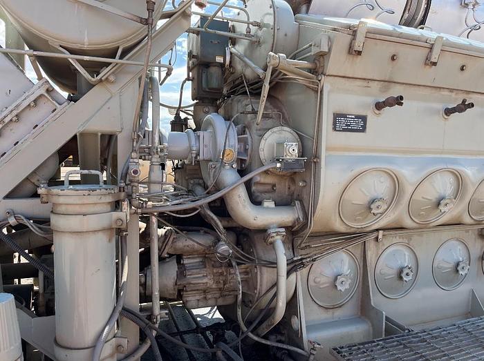 Used Electro-Motive Diesel EMD 710-V20, 2700kw Generator