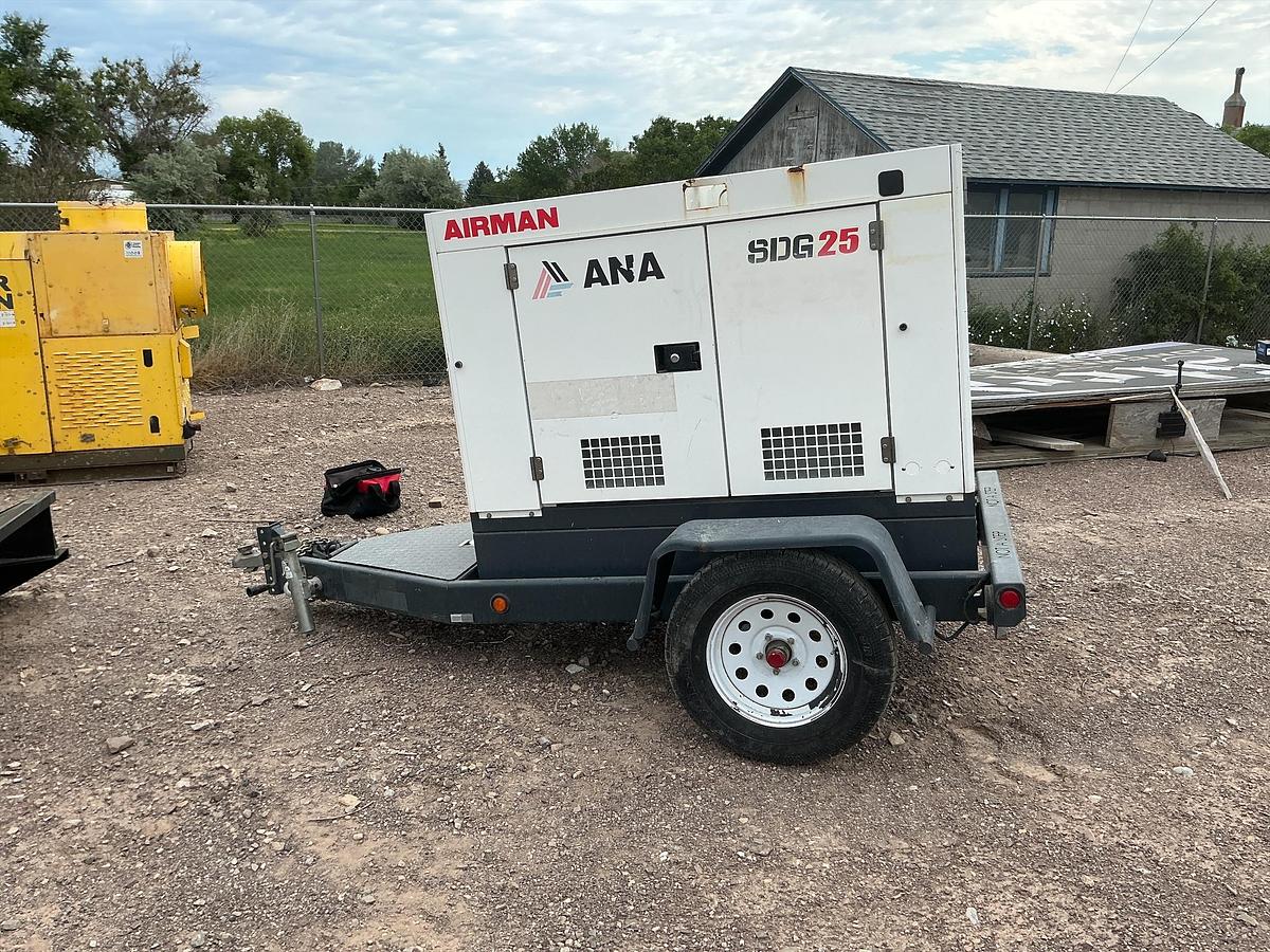 Used 2019 Airman 25 kVA Mobile Generator Set