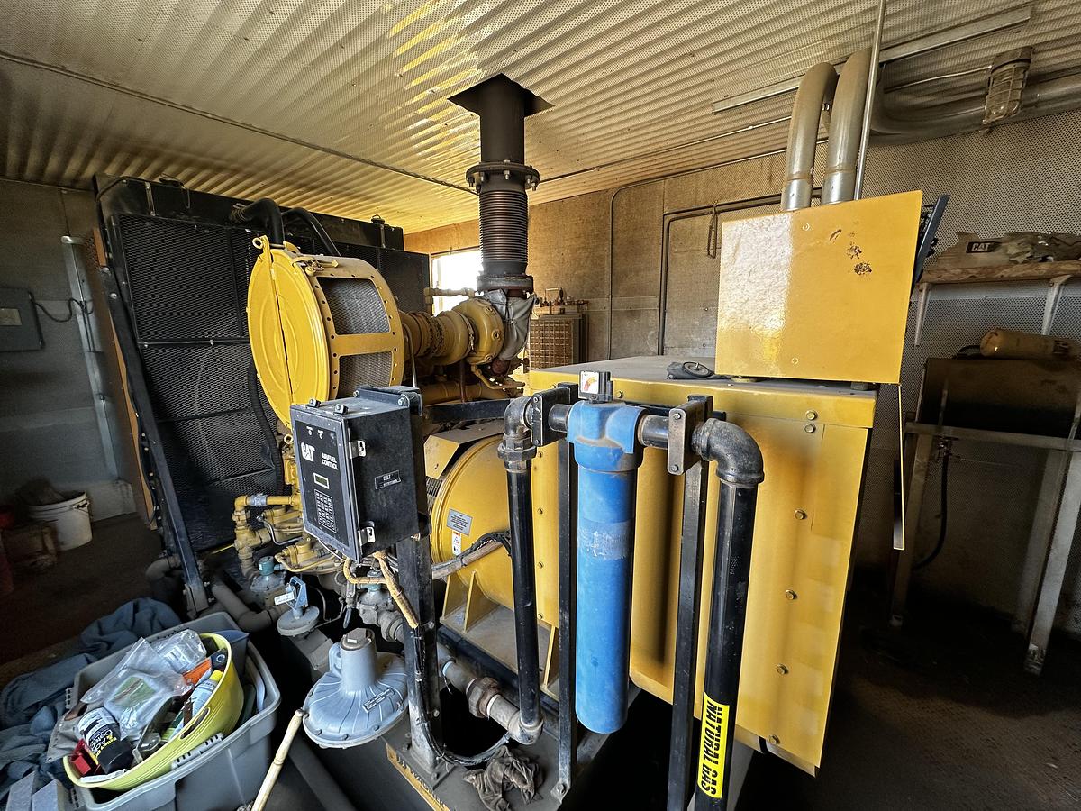 Used 2008 Cat G3408 Natural Gas 376 KVA Generator