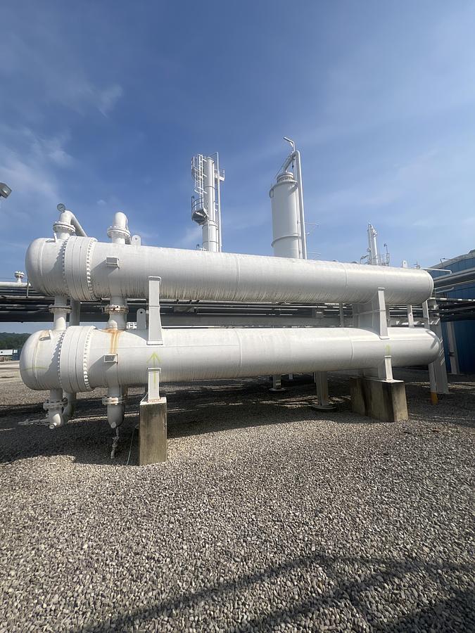 Used 1990 TH Russell CO Double Tank Gas Exchanger