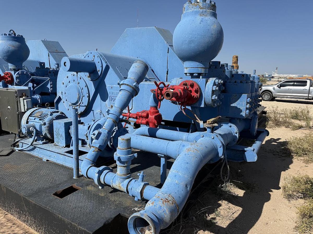 Used National 10P-1300 Triplex Mud Pump