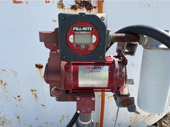 Used Skid Mounted Steel Diesel Fuel Tank