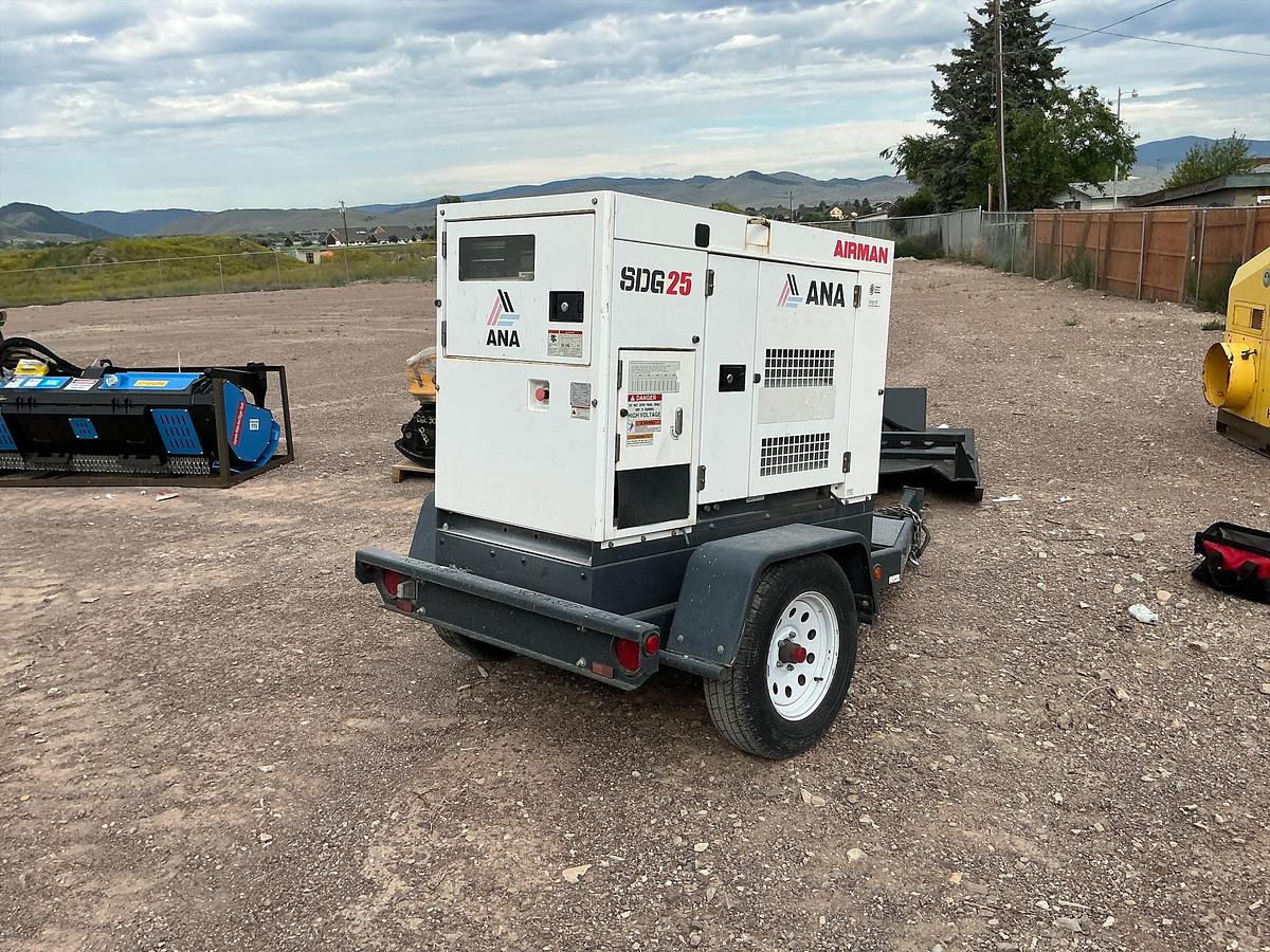 Used 2019 Airman 25 kVA Mobile Generator Set