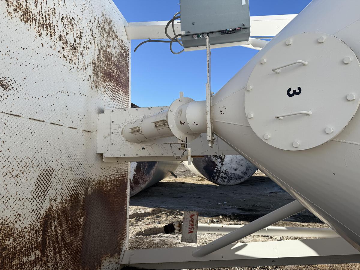 Used Besser 250 Ton Sand Silo