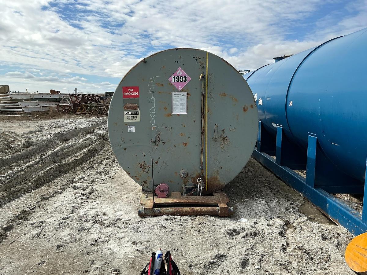 Used Welded Steel 10,000 Gallon Diesel Fuel Tank
