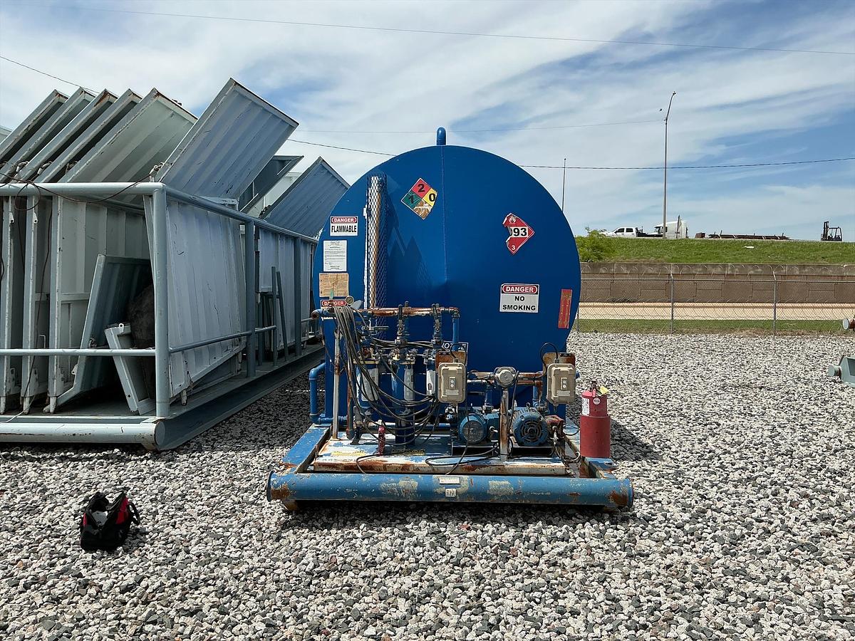Used Welded Steel Fuel Tank on Skids