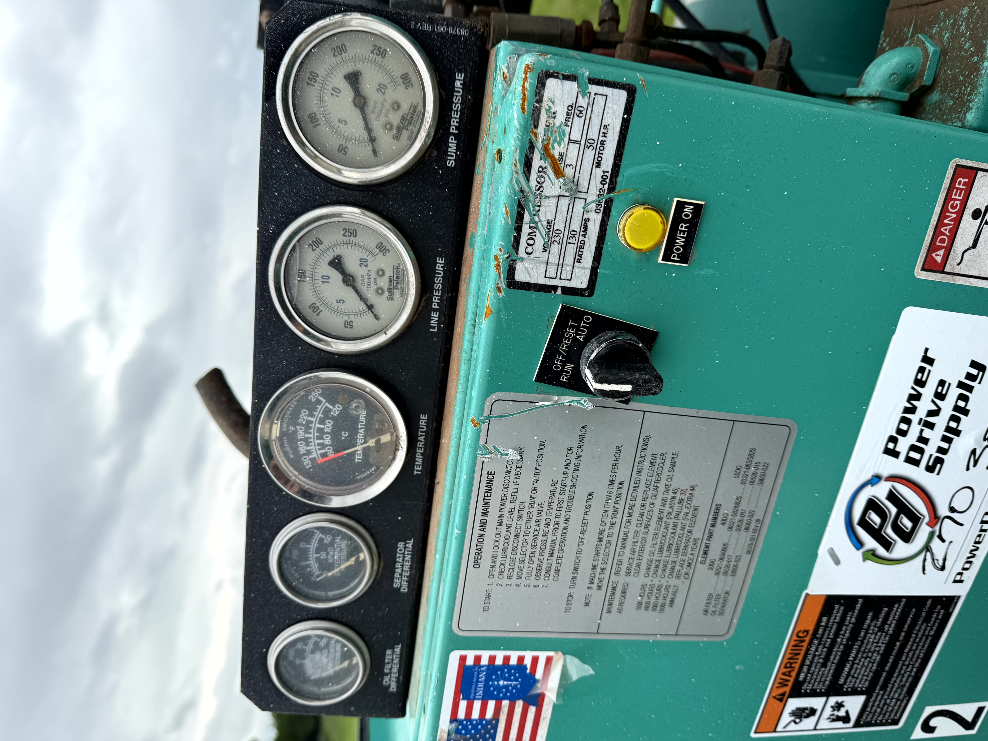 Used Sullivan Palatek Air Compressor