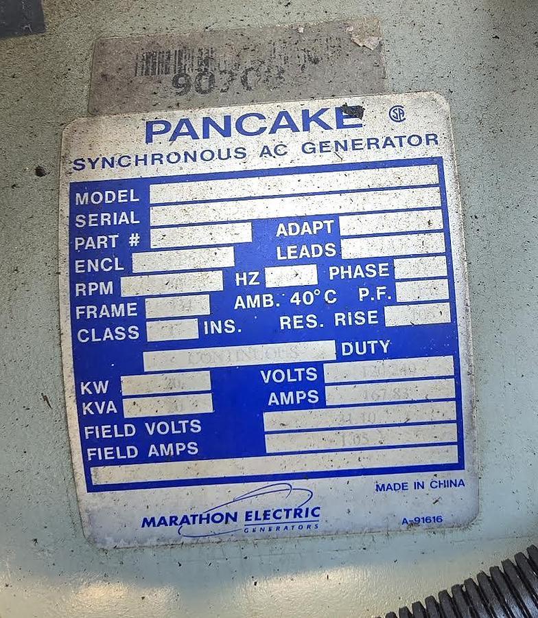 Used Magnum 20KW Generator with Lights, Trailered