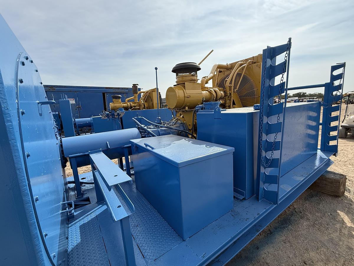 Used Kerr T-60 Triplex Mud Pump Powered by C15 Engine