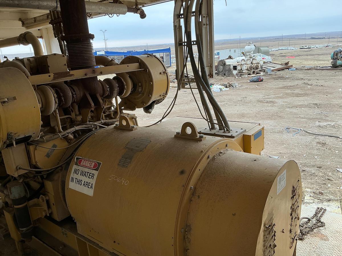 Used Cat 3508B Generator, SCR House, Remote Radiator 