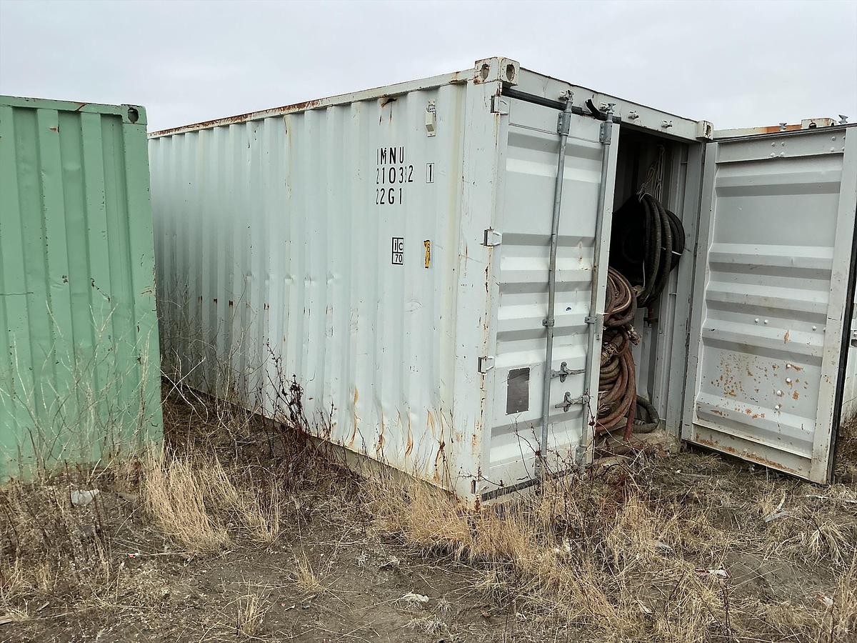 Used 2008 Welded Steel Connex Box w/Hoses 