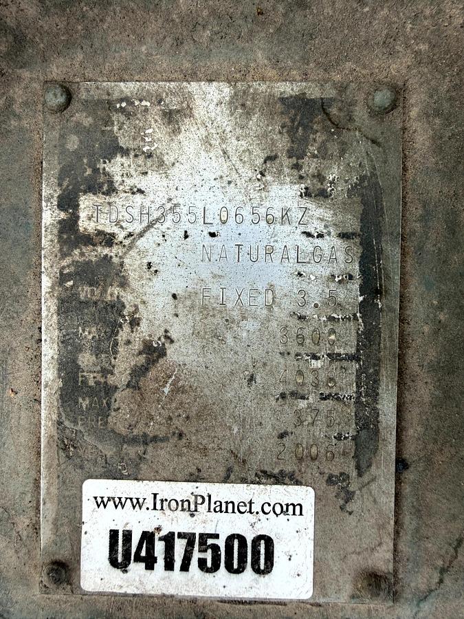 Used 2006 Frick Rotary Screw Compressor