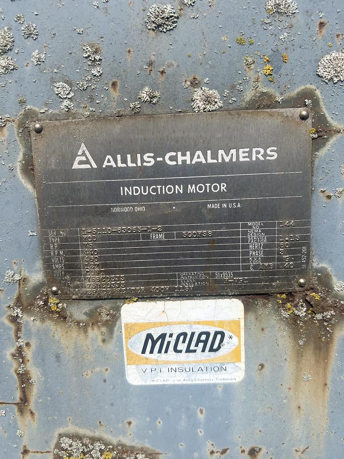 Used Allis-Chalmers Induction Motor