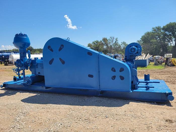 Used Skid Mounted Continental EMSCO F-1000 Triplex Mud Pump