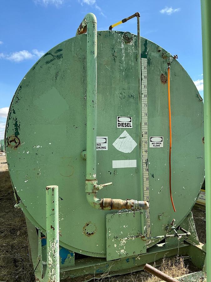Used Welded Steel 22,000 Gallon Diesel Fuel Tank