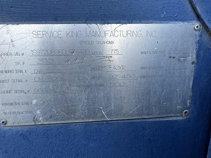 Used 2013 Service King SK-775 Drill Rig