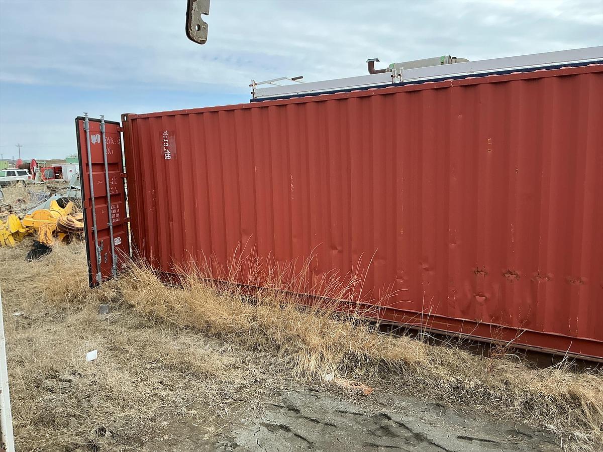 Used Welded Steel 40 ft. Conex Box 