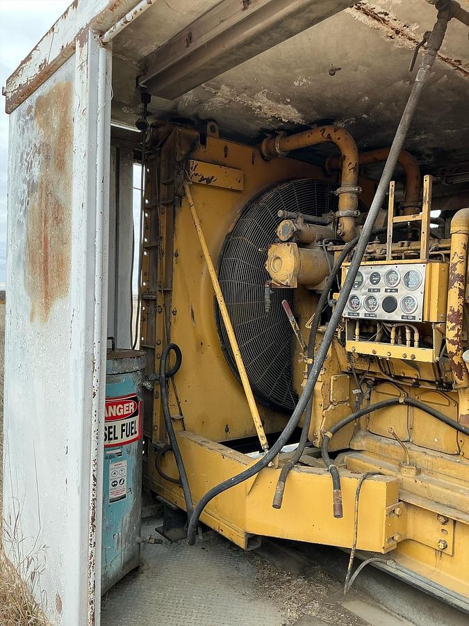 Used Cat Generator, Skid, (With Air Compressors)