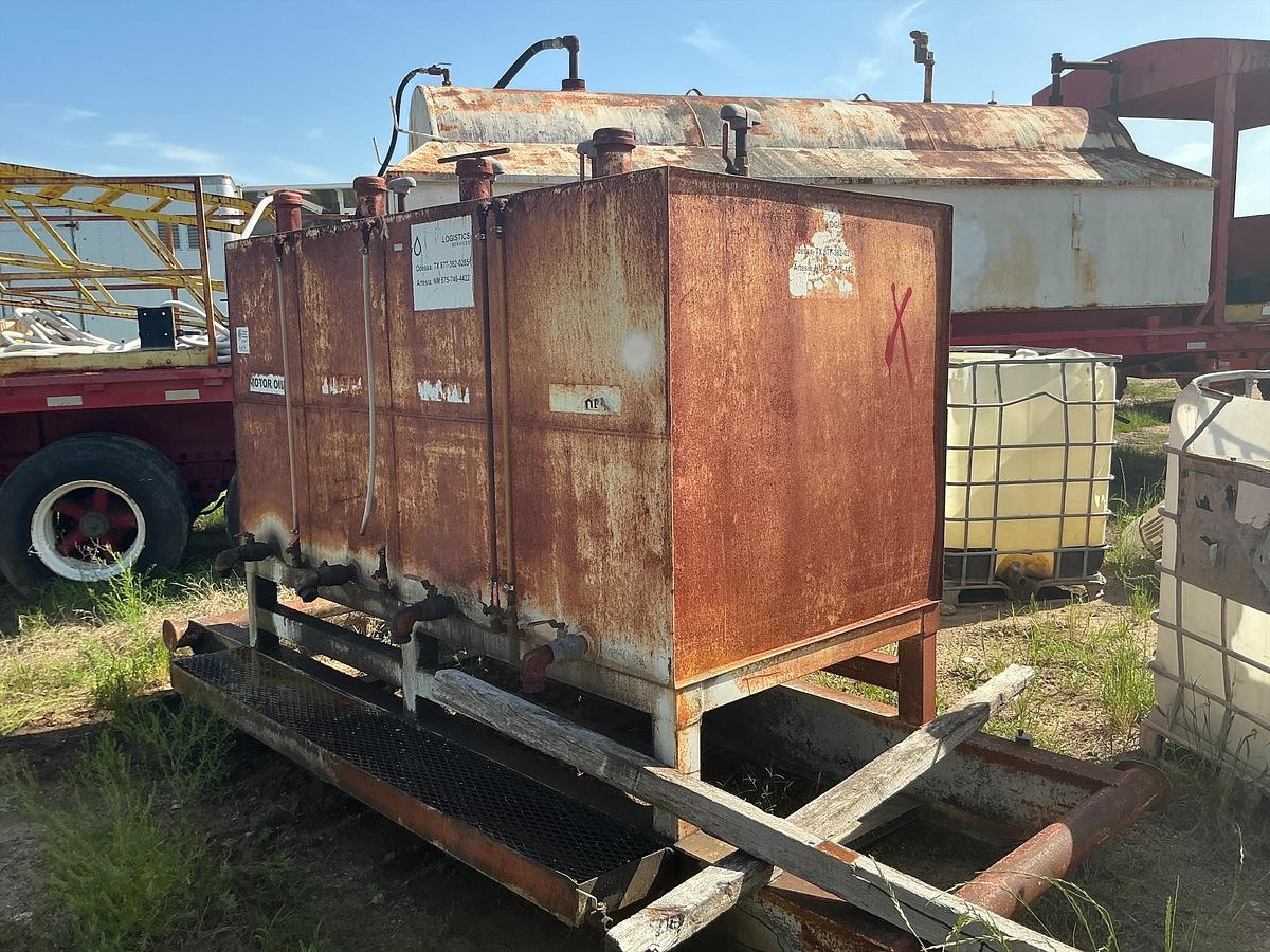 Used Pilot Waste Oil on Skid