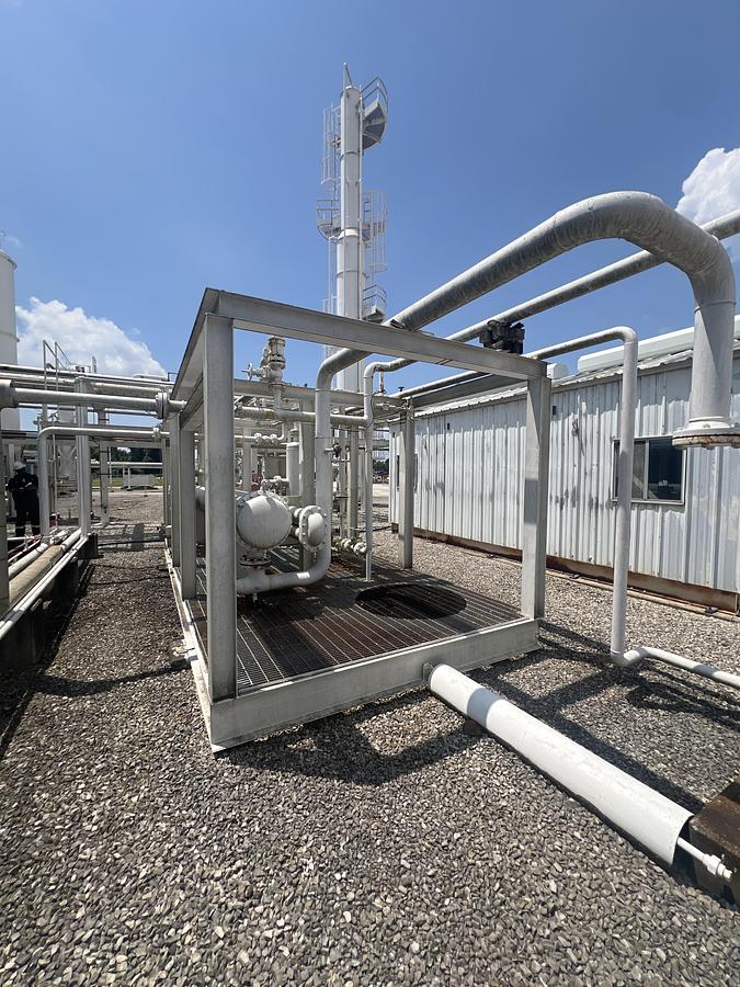 Used 1990 TH Russell CO Cooler Separator Skid