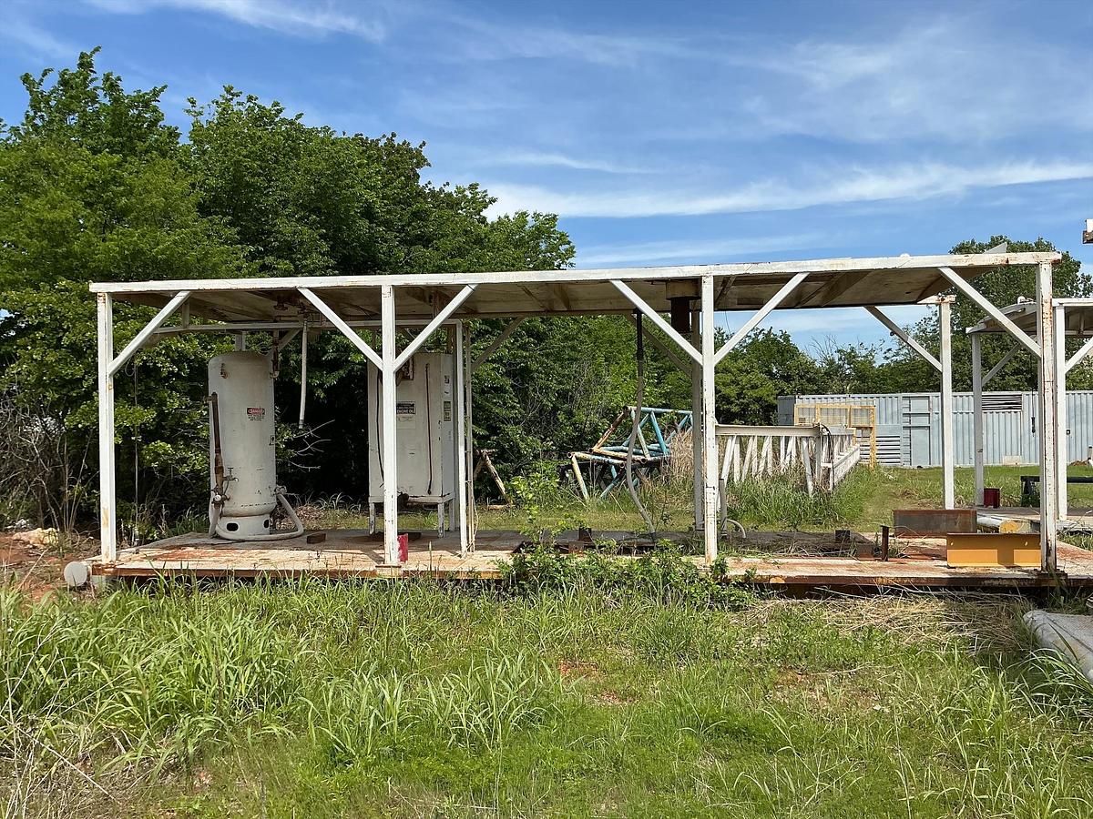 Used Empty Generator Shed on Skids
