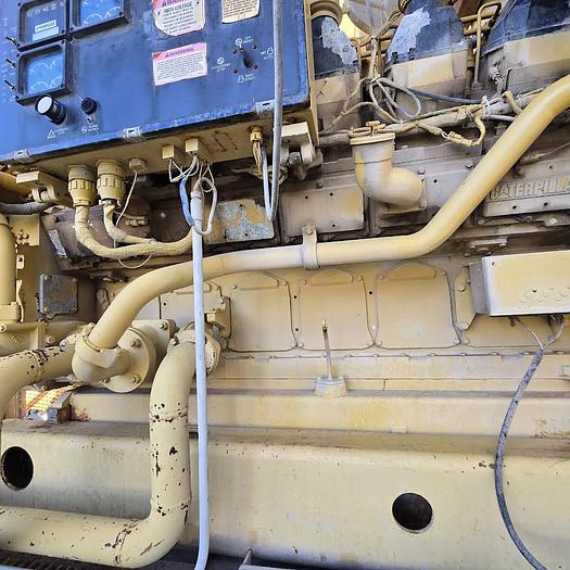 Used 2006 CAT 3512-B Diesel Engine with Kato 1204 kW Generator
