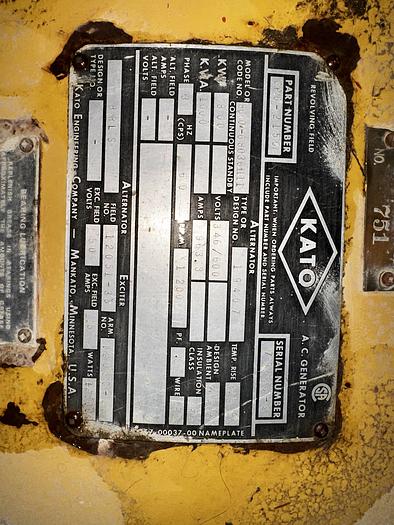 Used 2001 Cat 3508-B 800KW Generator