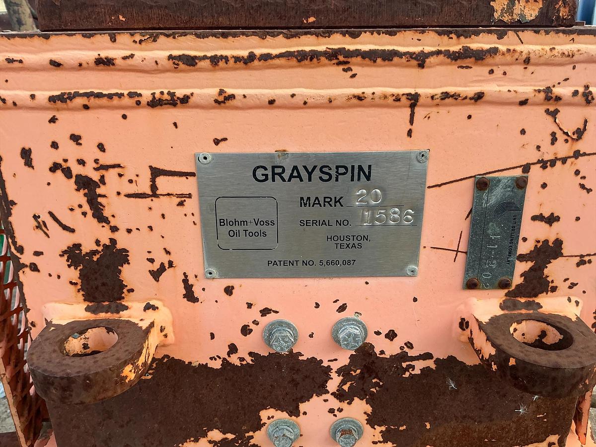 Used Grayspin 20 Drill Pipe Spinner