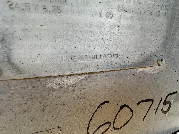 Used Fruehauf Corporation Cementer, Pneumatic, Aluminum Bulk Trailer