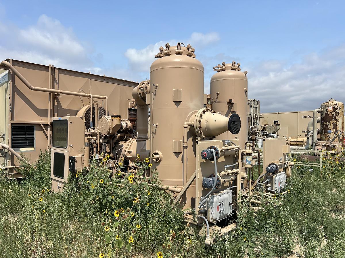 Used Cat 3412 Natural Gas Compressor Sullair PDR32X