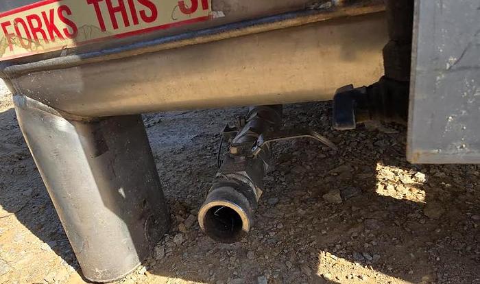 Used TranStore Stainless Steel IBC Tank - 250 Gallon