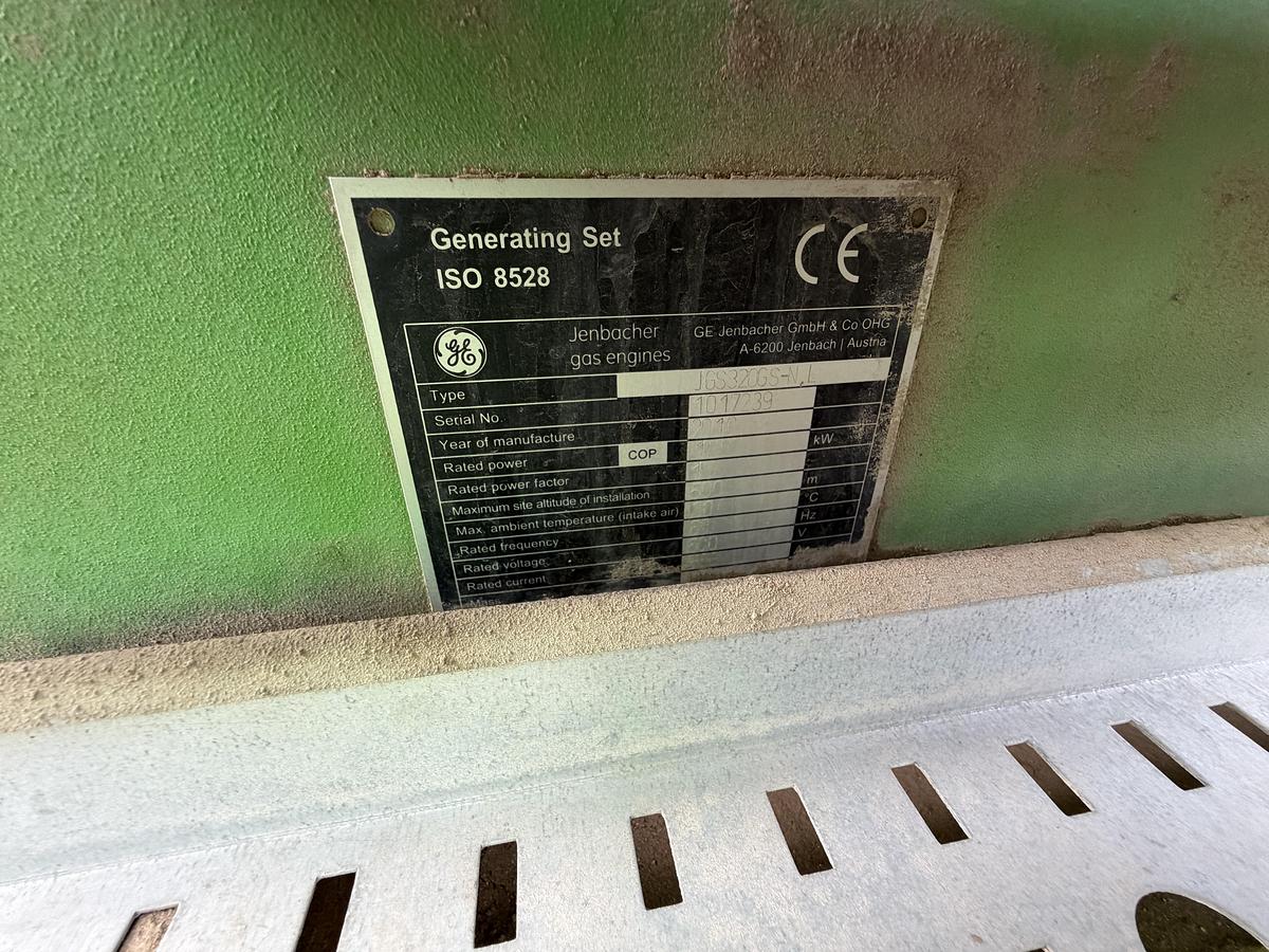 Used 2010 General Electric Jenbacher JGS 320 GS Natural Gas Generator 1712KW