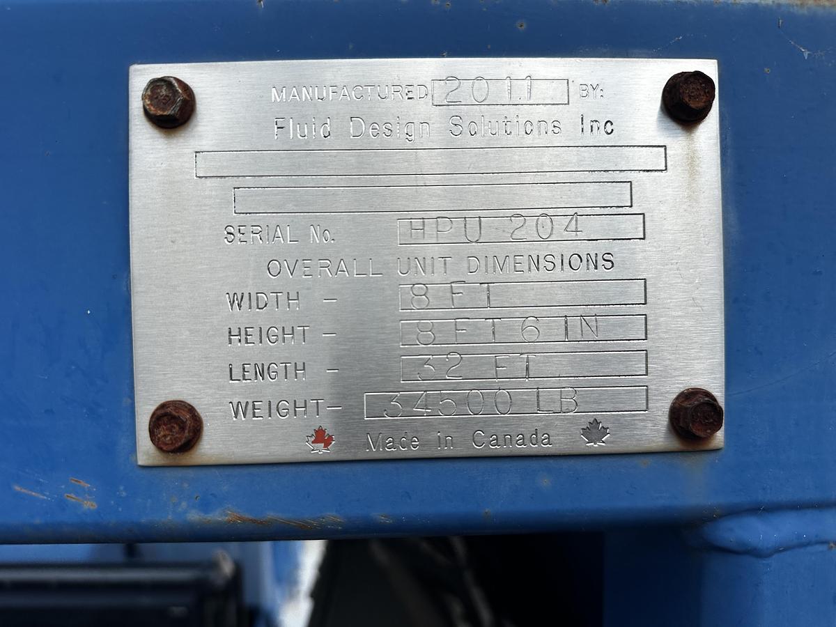 Used 2010 CATERPILLAR C18 Diesel Engine, FDS TOP DRIVE Hydraulic Power Unit