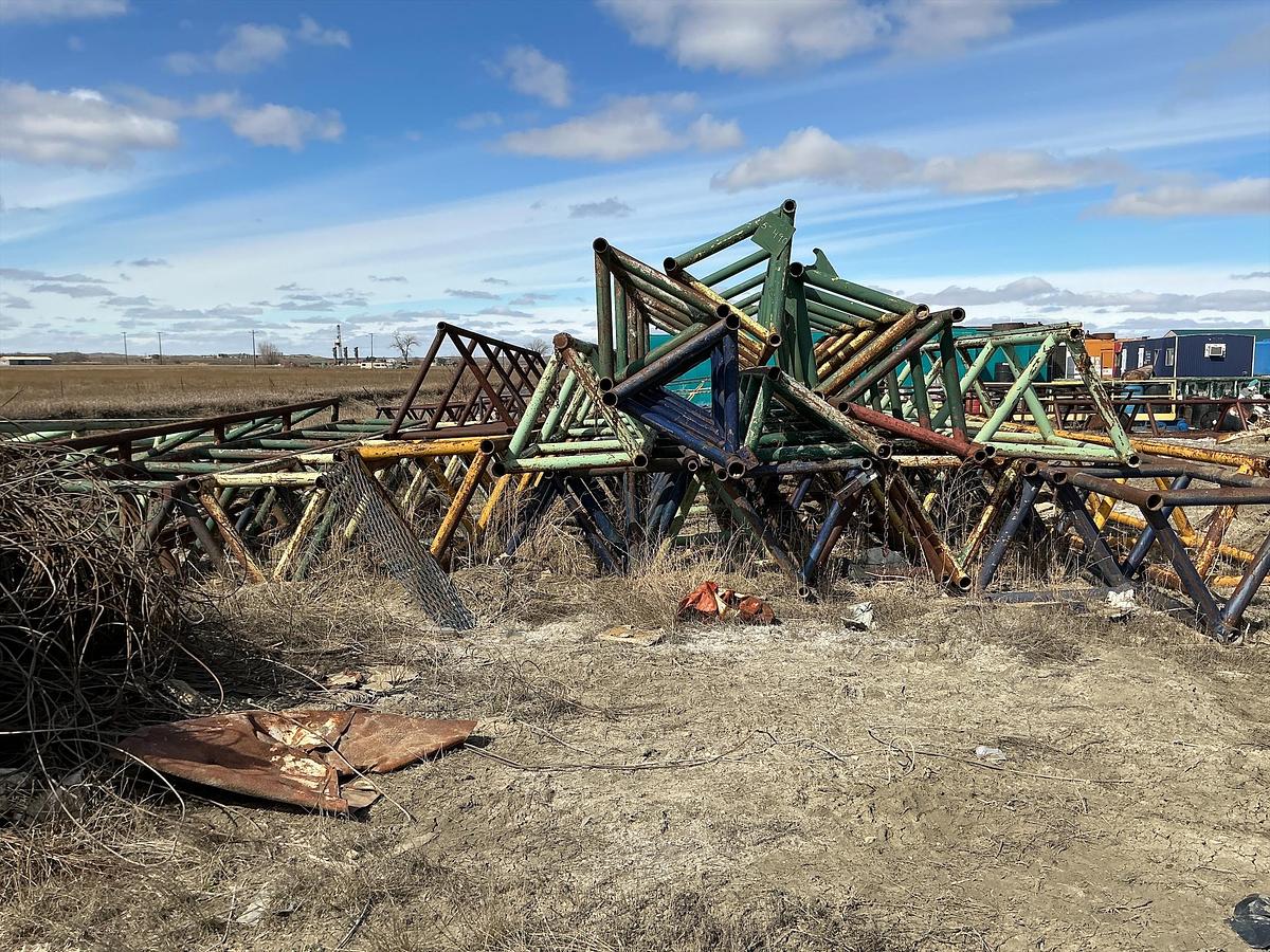 Used Welded Steel Pipe Racks Stock #4886-181