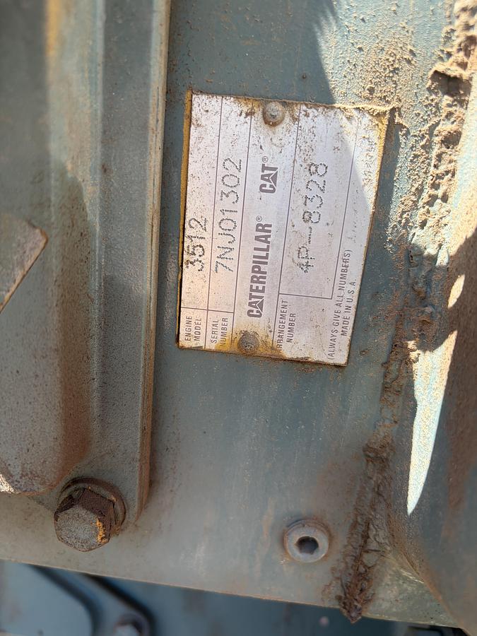 Used CAT G3512 Natural Gas